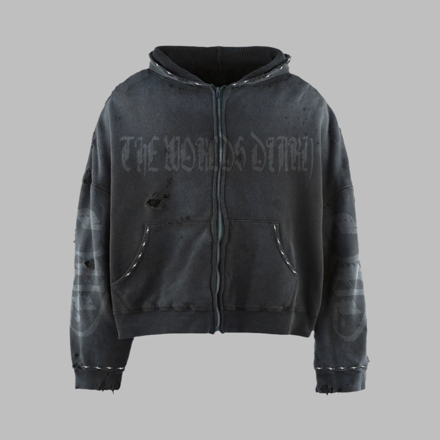 (WORLD AT WAR) ZIP UP HOODIE