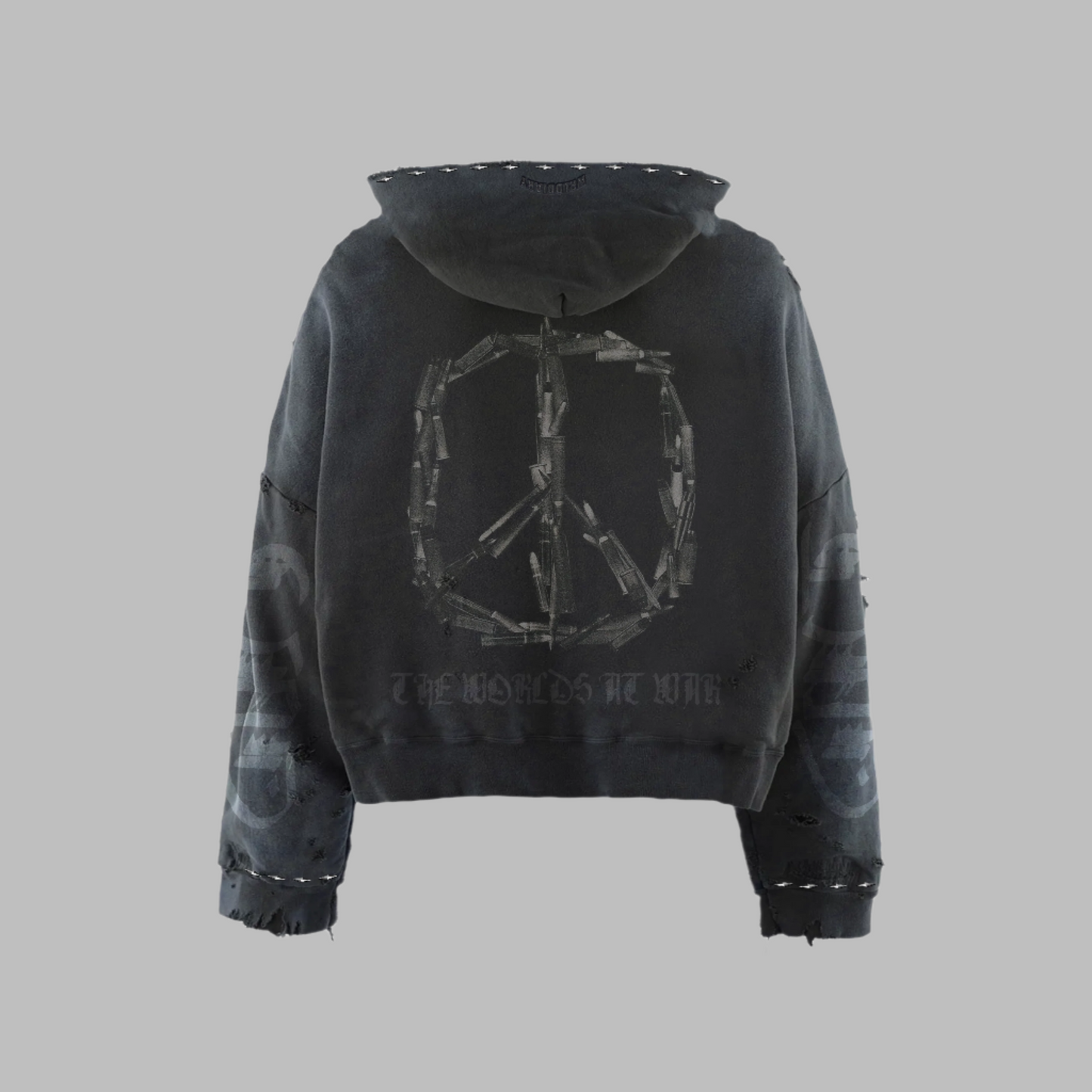 (WORLD AT WAR) ZIP UP HOODIE